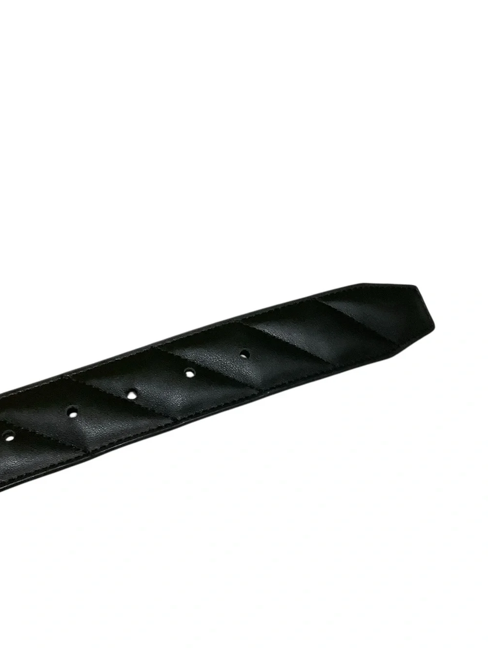 Kurt Geiger NWT Black Leather Belt Sz Large XL
